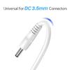 Universal USB To DC3.5mm 1.35mm Power Cable 80cm For Portable Electronics Reliable Charging Cord