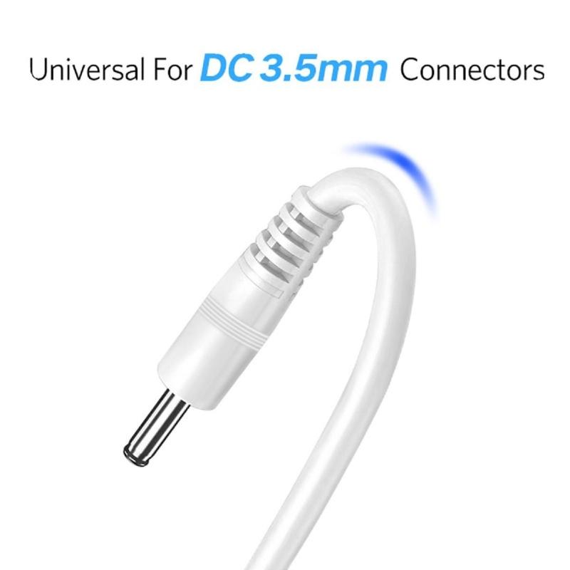 Universal USB To DC3.5mm 1.35mm Power Cable 80cm For Portable Electronics Reliable Charging Cord