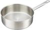 EBM 21cr Pro Chef IH Shallow No Lid Saucepan, 24cm,