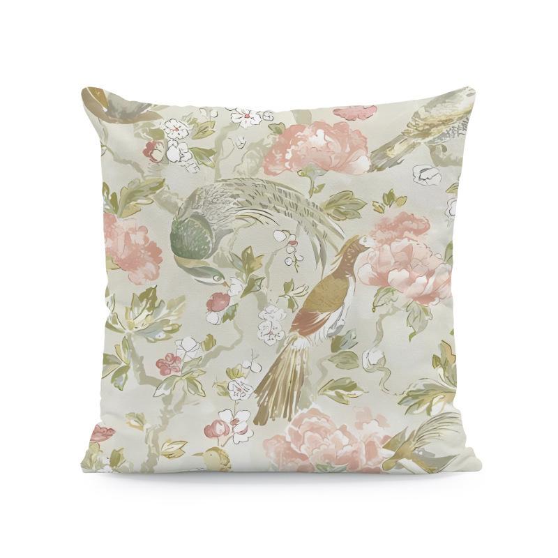 Home Decor Colorful Floral Patterns Pillow Covers for Home Pattern Cushion Cover Suitable for Sofa Bedroom Car Pillow Cover