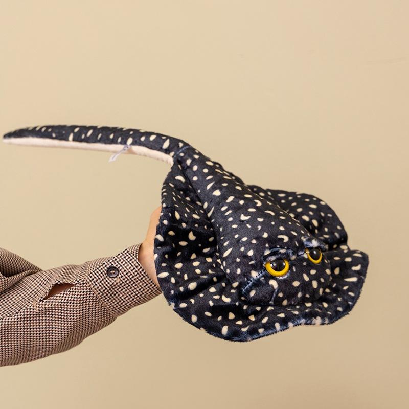 Realistic Octopus Plush Toy Colorful Leopard Pattern Squishy Stress Relief Gag Gift Stingray Starfish Compressed