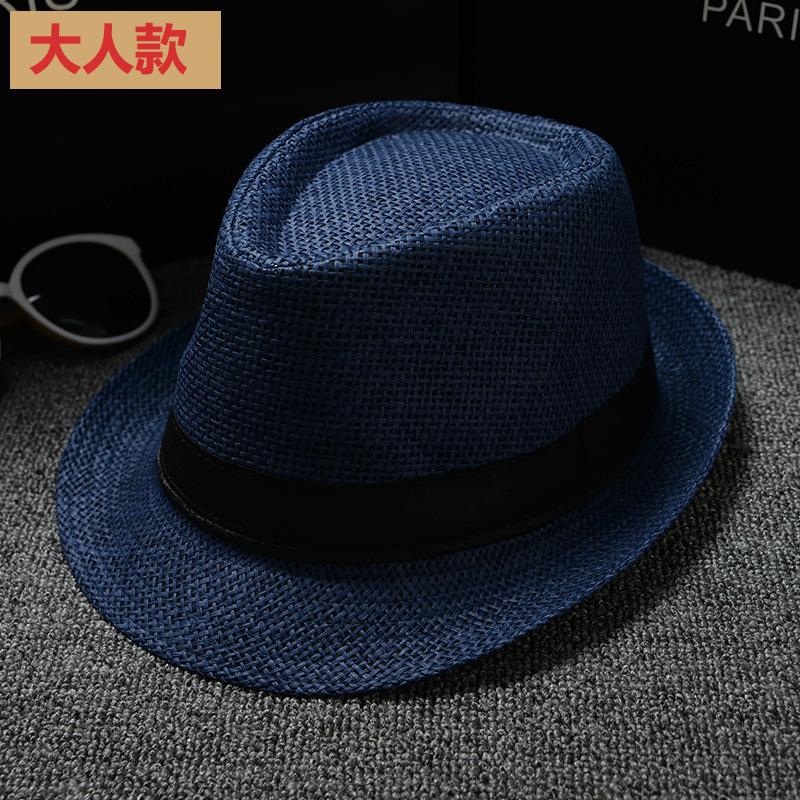 [Papyrus] Parent-Child Model, Panama Solid Color Jazz Hat, Children'S British Top Hat, Male And Female Couples Model