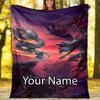 Custom Name Total War Warhammer Theme Printed Blanket - Perfect for Couch, Bed, Travel & Outdoor Use | Machine Washable, Cozy & Durable.