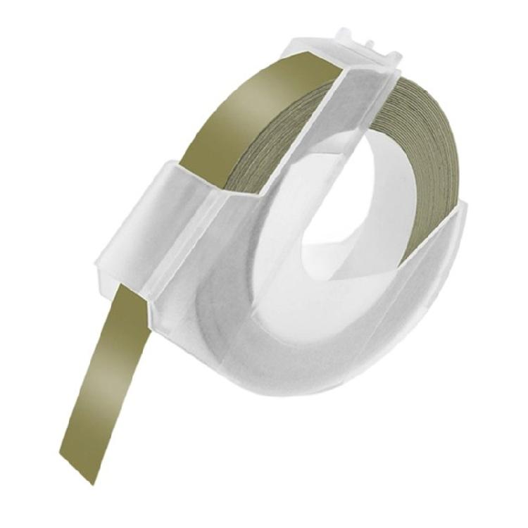 Embossing Label Tape Waterproof Embossing Tape Embossing Labels Easy to Use for Labeling Machine