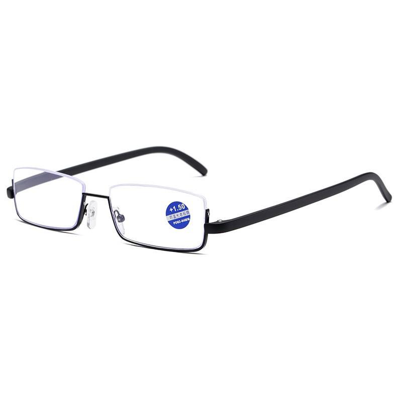 Delicate anti-blue reading glasses, high-end high-quality half-frame reading glasses for the elderly, fashionable and comfortable reading glasses, new