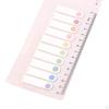 Color Sticky Notes Index Tabs Memo Stickers Flag Markers for Filing Cabinets Office,,Home