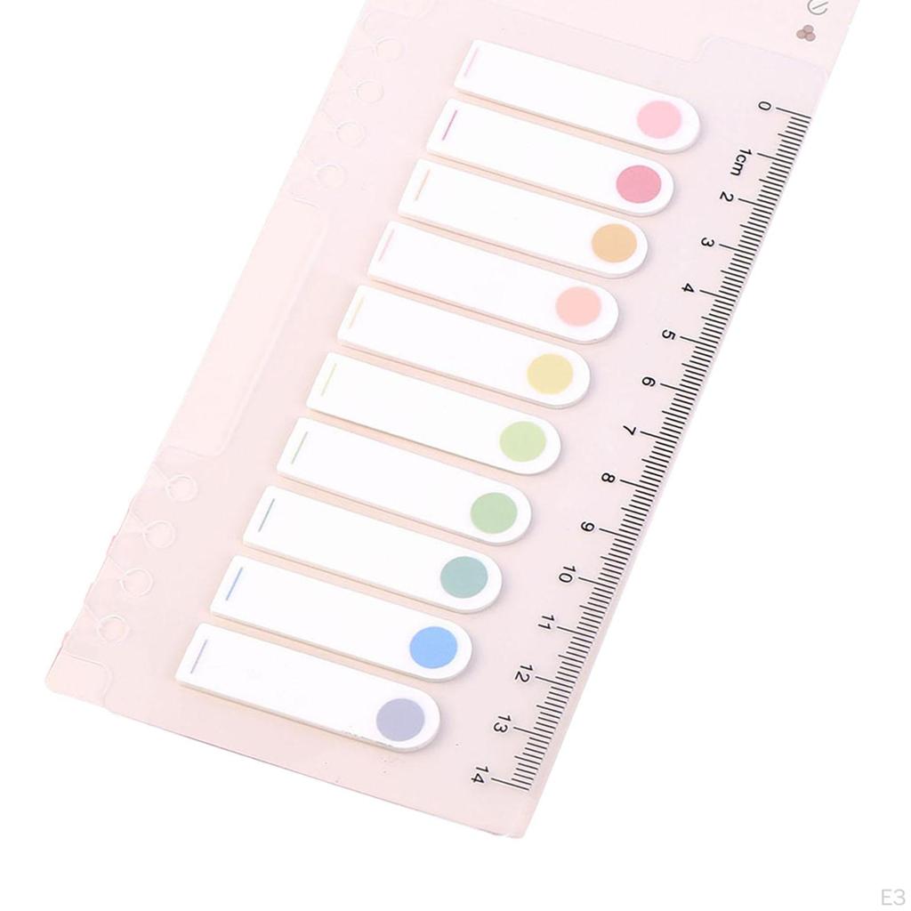 Color Sticky Notes Index Tabs Memo Stickers Flag Markers for Filing Cabinets Office,,Home