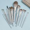 14Pcs Makeup Brushes Soft Set Face Eyes Make Up Brush Eyeshadow Brush Eyebrow Highlight Lips Brush Multifunctional Beginner