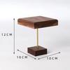 Jewelry Decorative Shelves Display Stands Black Walnut  Jewelry Ladder Display Shelf Earrings Ring Tray  Props Home Decor