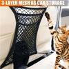 Double Layer Motorcycle Net For Helmet Storage High-Elastic Motorcycle Cargo Net Bungee Cargo Net With Hooks Luggage Net