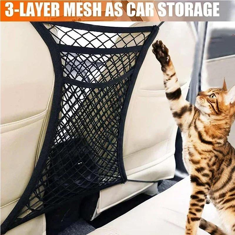 Double Layer Motorcycle Net For Helmet Storage High-Elastic Motorcycle Cargo Net Bungee Cargo Net With Hooks Luggage Net