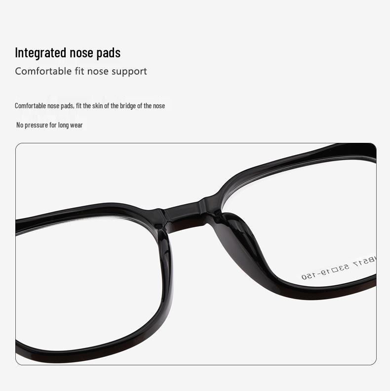 Women's TR90 Youth Glasses: Square/Round Frames, Face-Enhancing Design, Compatible with Prescription Lenses
