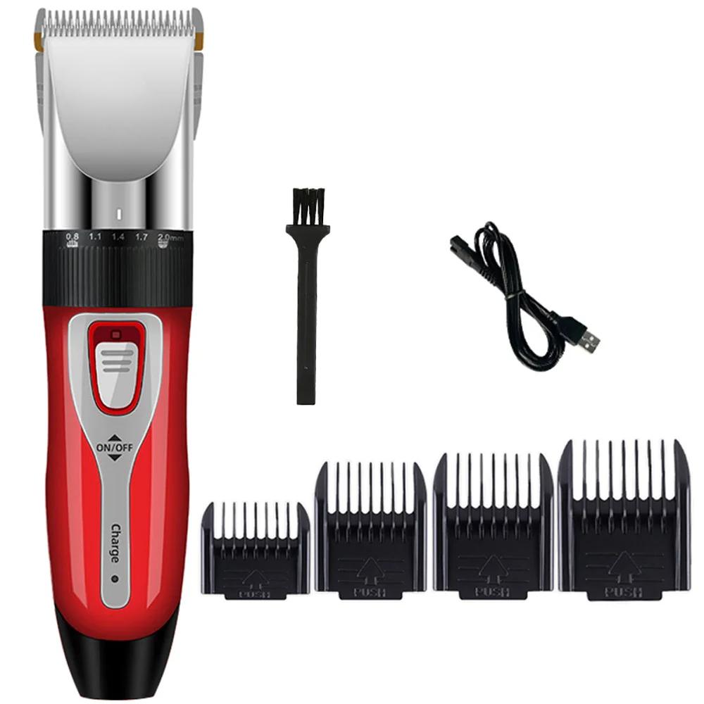 Dog Cat Clipper Hair Clippers Grooming Haircut Pet Shaver Conjunto completo Pets Recarregável Professional Cutter Shaver Máquina de corte