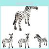 Realistische Zebra-Figur aus PVC – Dekoratives Accessoire für den Naturschutz