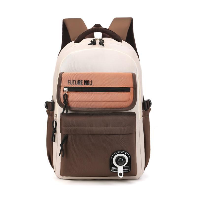 Large-capacity Couple Travel Backpack Korean Version of Japanese Cute Girl Backpack Fashion Junior High School Students' Schoolbags.