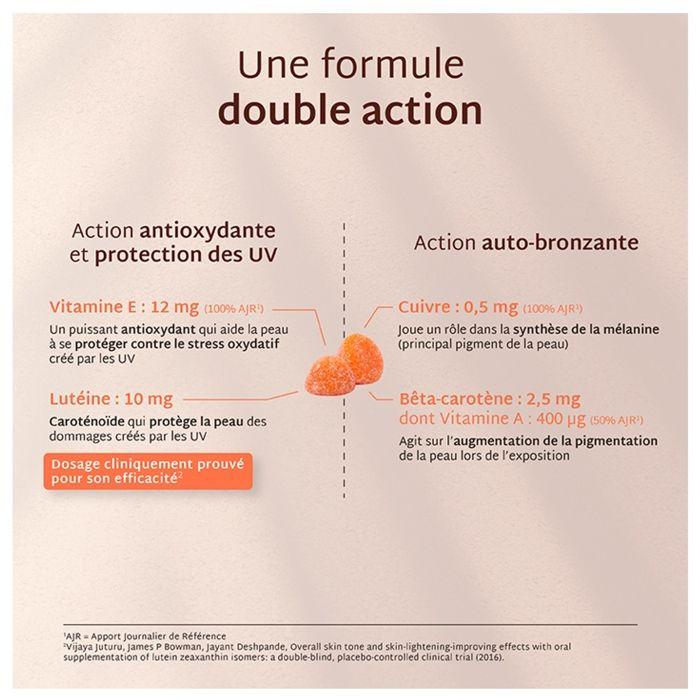 Mium Lab Solaire Sans Sucres Béta-Carotène 42 Gummies