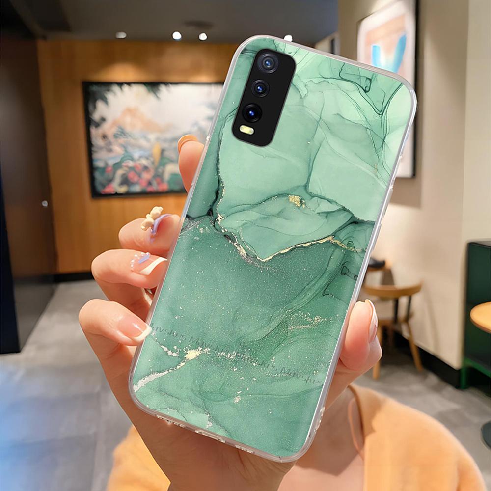 Pro Vivo V2027 V2028 V2029 Zadní kryt Vivo Y11S Y12s Y12a Y20 Y20s Y20i Pouzdro Roztomilý Kreslený Malovaný Funda Měkký TPU Silikonový Nárazník