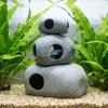 New Purple Clay Aquarium Hideaway Rock Natural Touch Simulation Crafts Fish Tank Cave Landscaping Decoration Aquarium Decoration
