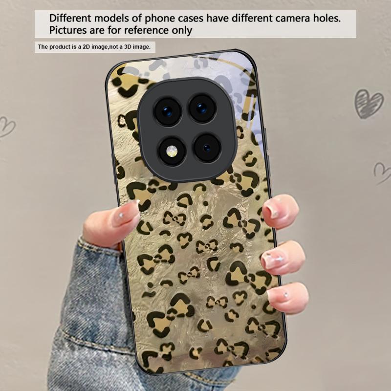 

Abstract leopard print For Redmi Note 14 Pro+ 13 Pro 8 9 9S 12S 10 Pro 11 12 13C 14C A3 12 13 K60 Ultra Black Glass Phone Case Redmi A3