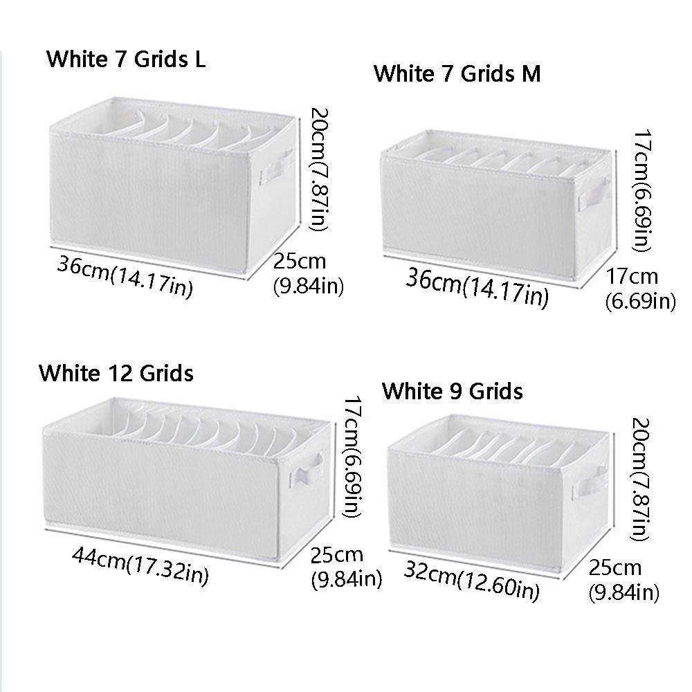Solid Color Clothing Storage Box Foldable Wardrobe Organizer Practical Clothes Organizer  Closet