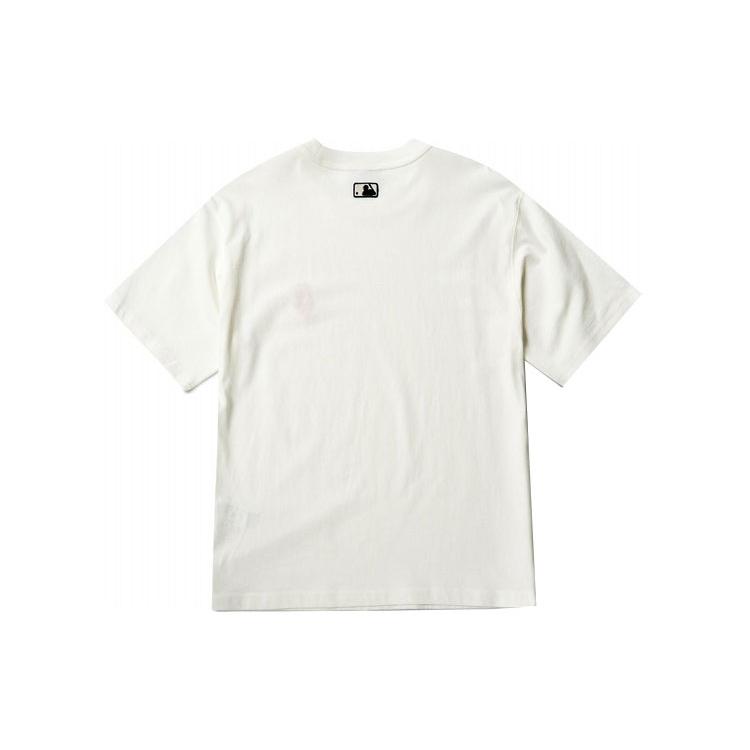 New MLB Heart T Shirts Unisex White 3ATSH0114-50IVS