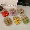 Retro Women's Closed-Toe Thick-Soled Clog Slippers - Spring/Summer 2025 Collection