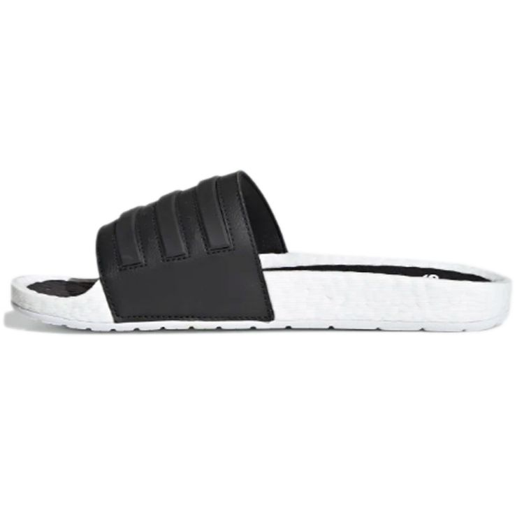 

Adidas Adilette Boost Slides Core Черные кроссовки унисекс Cloud-White EG1910