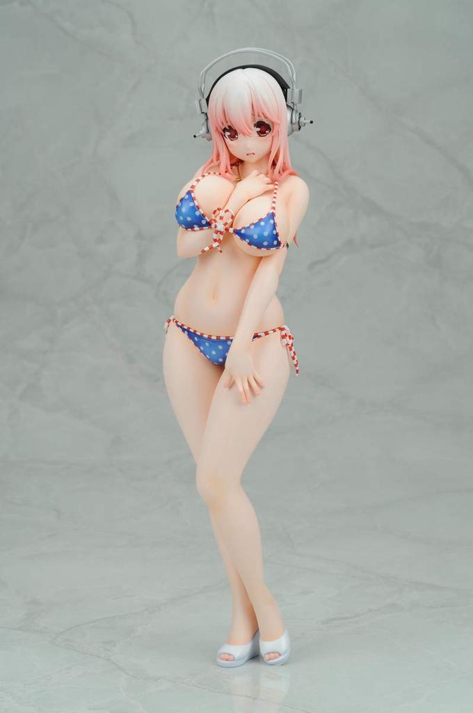 Marvel Kaitendo Super Sonico Paisura Bikini Scale PVC Painted Complete Figure Resale Ver. 1/6