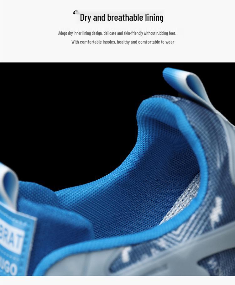 Men's Summer Mesh Sneakers: Korean Style Versatile White Thick Sole Running Casual Dad Shoes