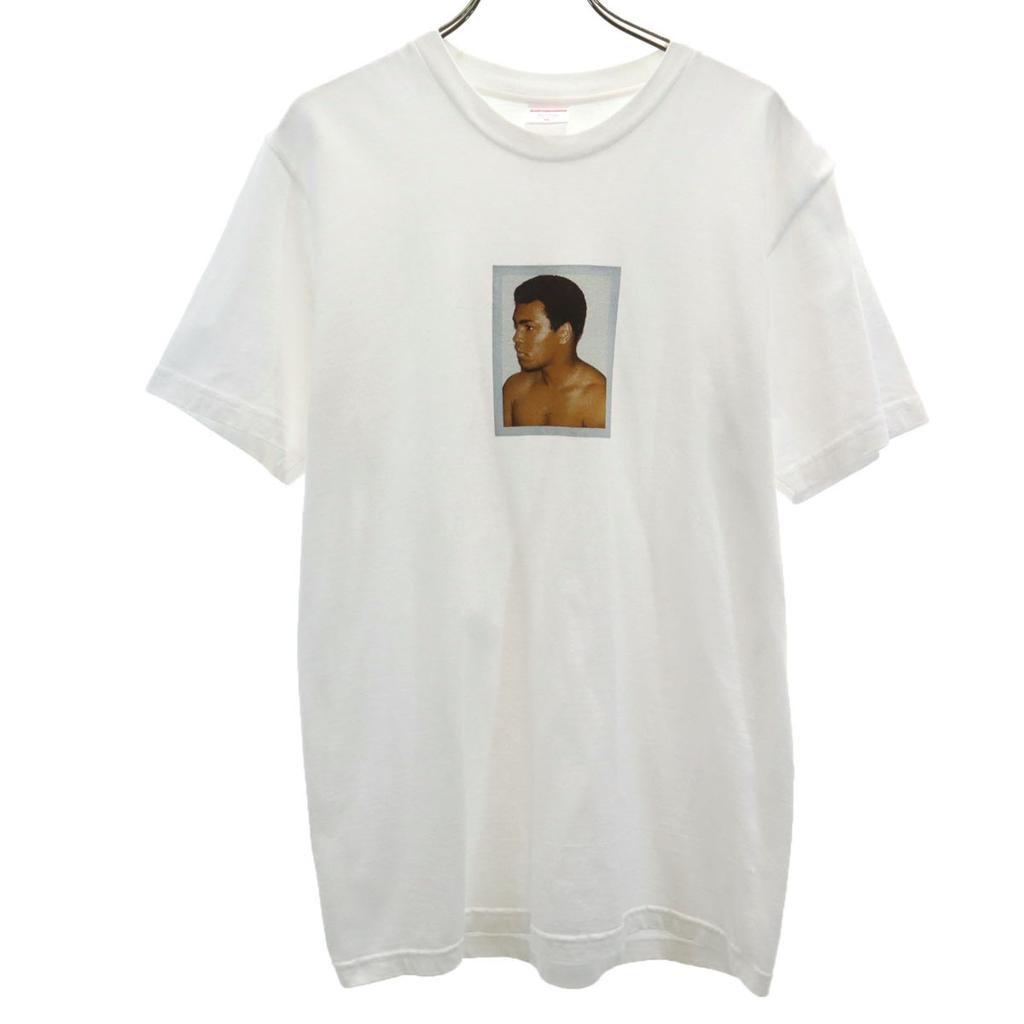 Supreme 16ss Made in USA Muhammad Ali Short sleeve T-shirt M white Men's Used