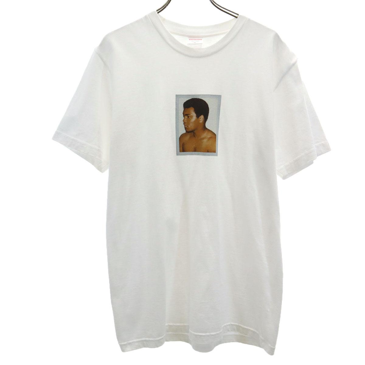 

Supreme 16ss Made in USA Muhammad Ali Short sleeve T-shirt M white Men s Used