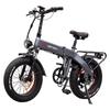 Drvetion BT20 Falt-E-Bike mit 750-W-Motor, herausnehmbarem 48-V-10-Ah-Akku, CST 20"-Fat-Reifen, Öl-Scheibenbremsen, City-Pedelec