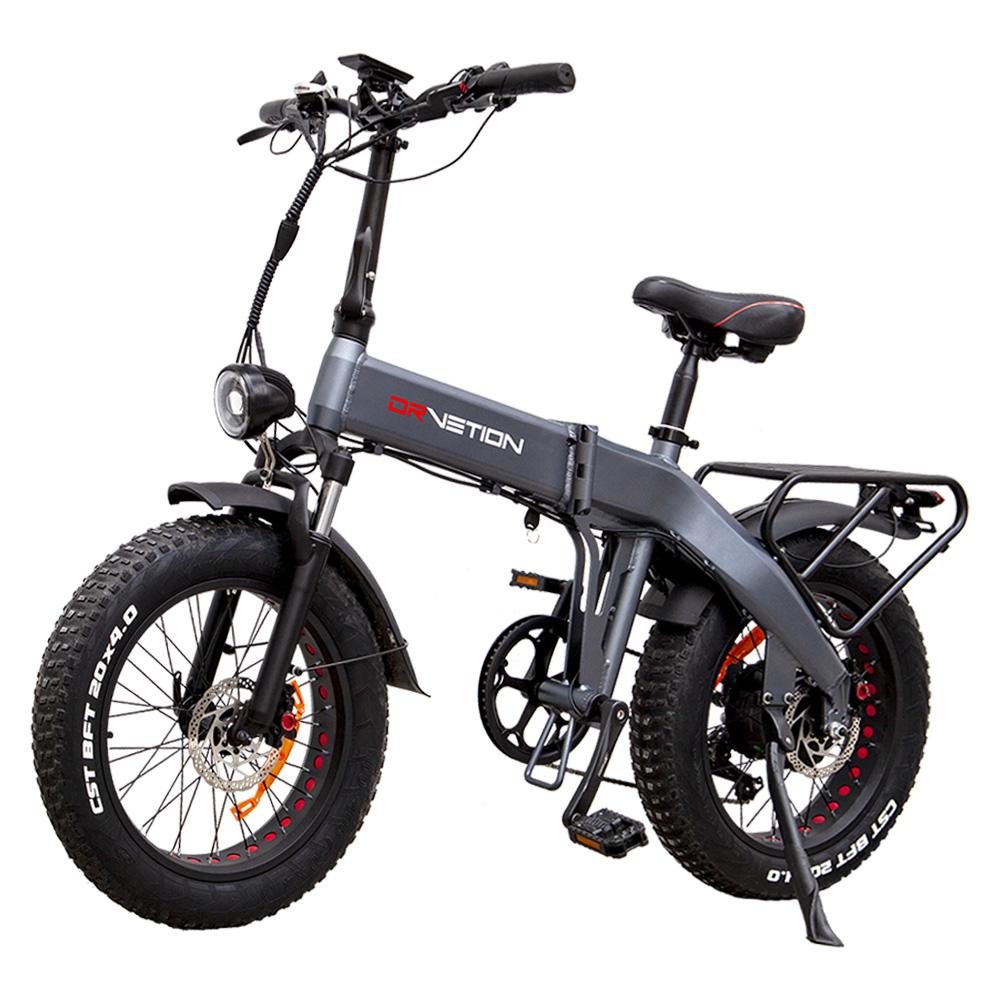 Drvetion BT20 Falt-E-Bike mit 750-W-Motor, herausnehmbarem 48-V-10-Ah-Akku, CST 20"-Fat-Reifen, Öl-Scheibenbremsen, City-Pedelec