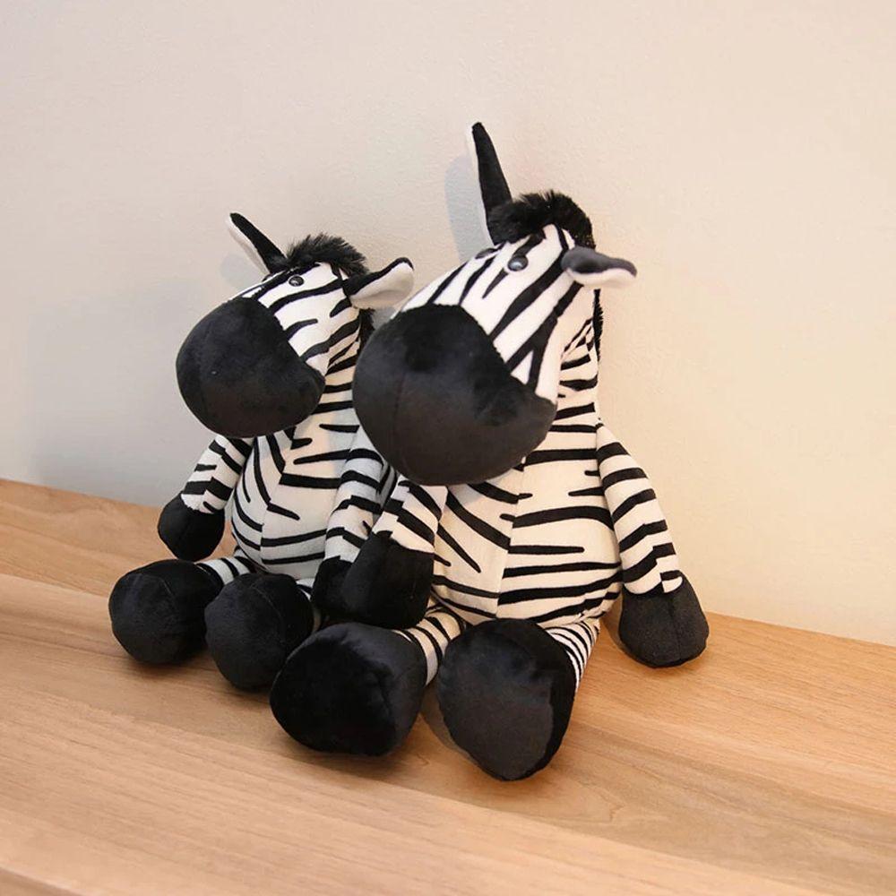 Cartoon 25-35cm Boy and Girls Pillow Cushion Ze-bra Plush Toy Ze-bra Plush Doll Ze-bra Stuffed Toy