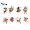 Exquisite Rose Pin Bud Wedding Flower Set, Wrist Corsage for Bride Bridesmaid Durable & Boutonniere Groom Groomsman, Artificial Silk Floral