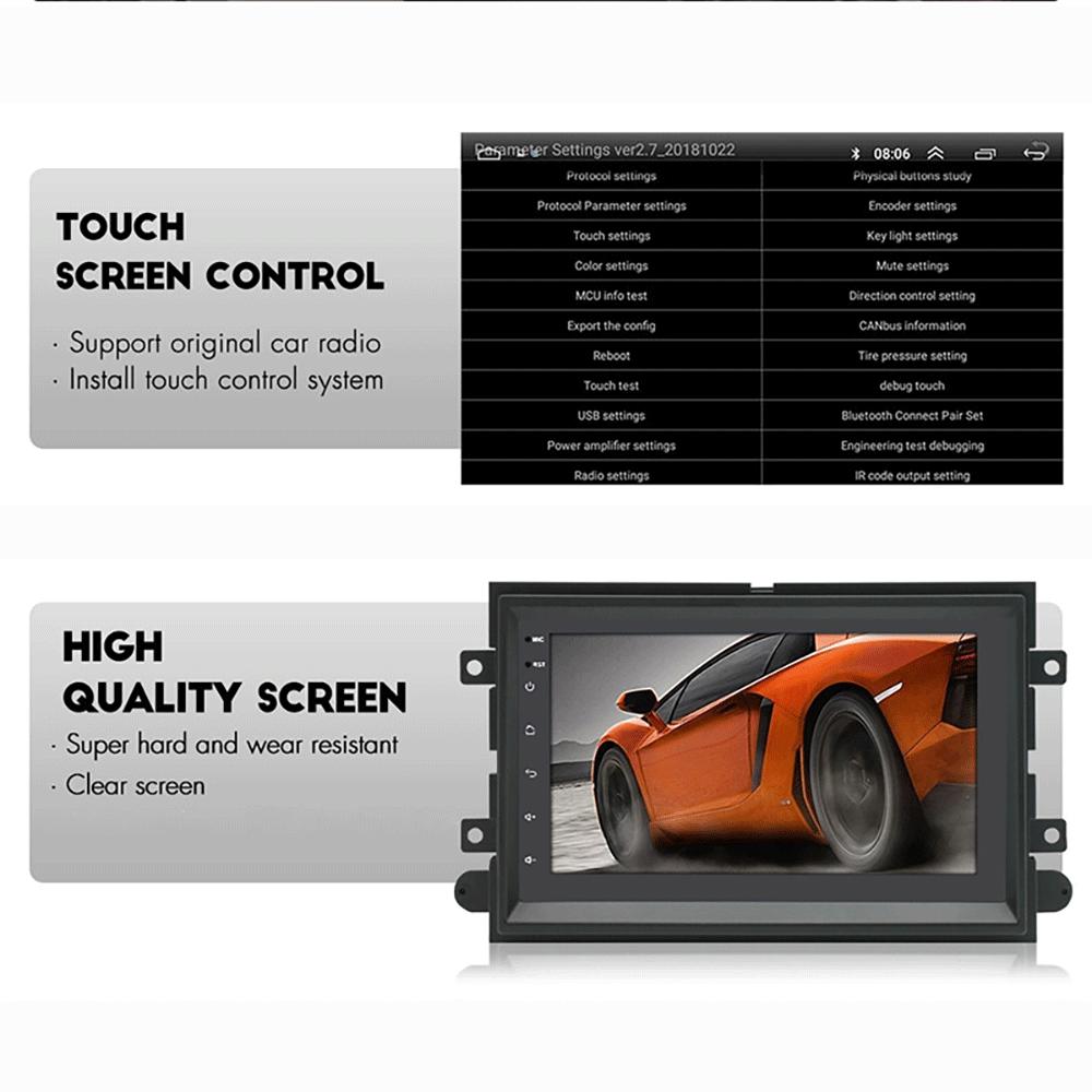 NAVIGUIDE 7'' Android Carplay Car Multimeida Player For Ford F150 Explorer Edge Escape Sport Lincoln Expedition Mustang NO DVD