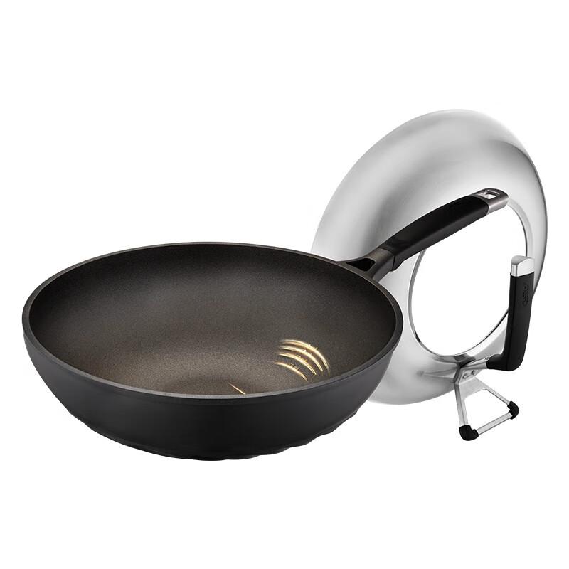 ASD 30cm Titanium Non-stick Wok with Cyclone Bottom