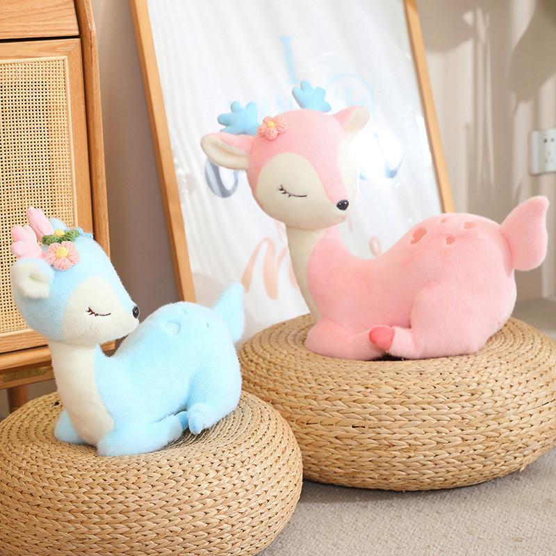 Adorable Plush Deer Toy Soft And Fresh Summer Doll Unique Gift For Girls Kids