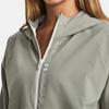 Under Armour Woven Full-Zip Color Block Hooded Jacket Women Jackets Grove-Green 1369889-504