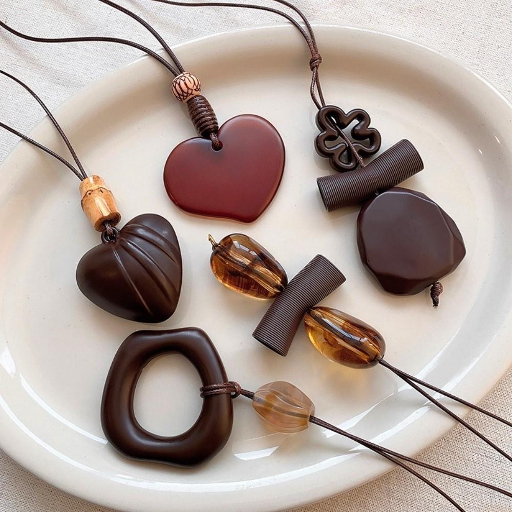 Nischen Design Lange Pulloverkette Boho Retro Halsaccessoire Neuer Kleidung Anhänger Damen Accessoires