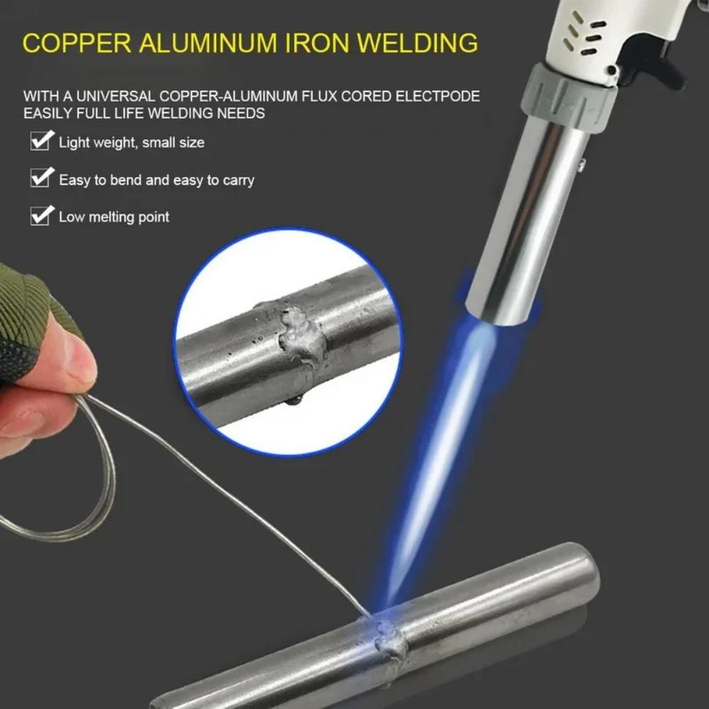 50-200Pcs Low Temperature Easy Melt Aluminum Welding Rods Weld Bars Cored Wire Rod Solder Tin Flux for Soldering Aluminum