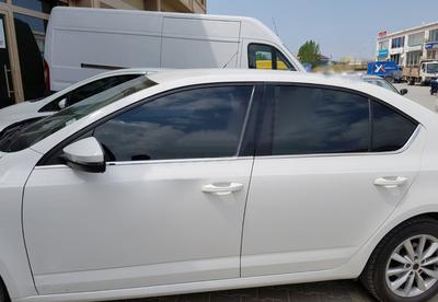 Glass Edging (6 Pcs, Stainless Steel) for Skoda Octavia III A7 2013-2019