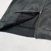 23SS Schwarz Schlammgefärbt Used Reißverschluss Kapuzenpullover Jacke