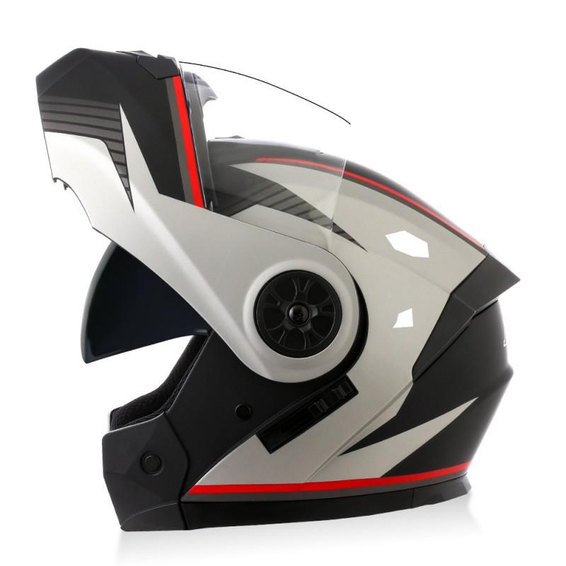 BLD Factory-direct Electric Motorcycle Helmets With Dual Lenses Removable Detachable Cycling Men Women