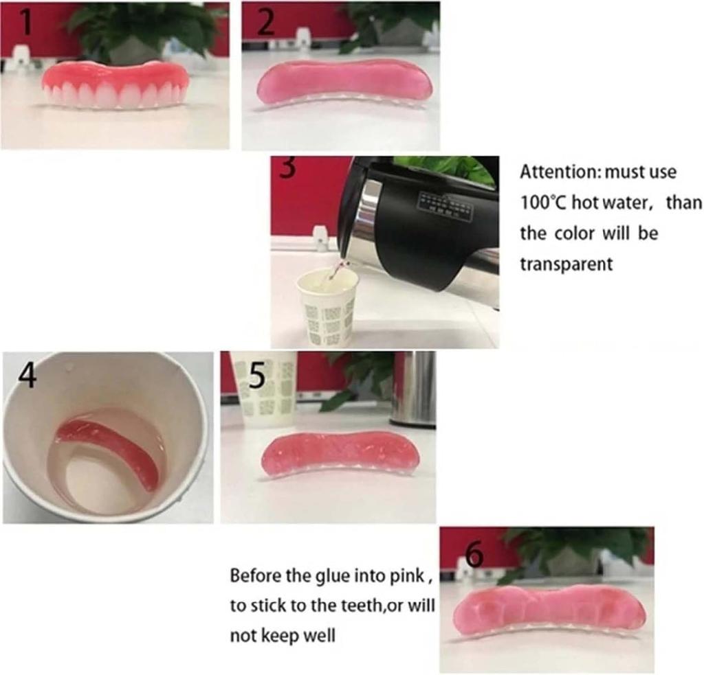 Silicone False Temporary Chipped Emergency Natural and Comfortable Cover Imperfect Instantly Smile with Confidence Dentures, Teeth, Teeth, Teeth, Fix,