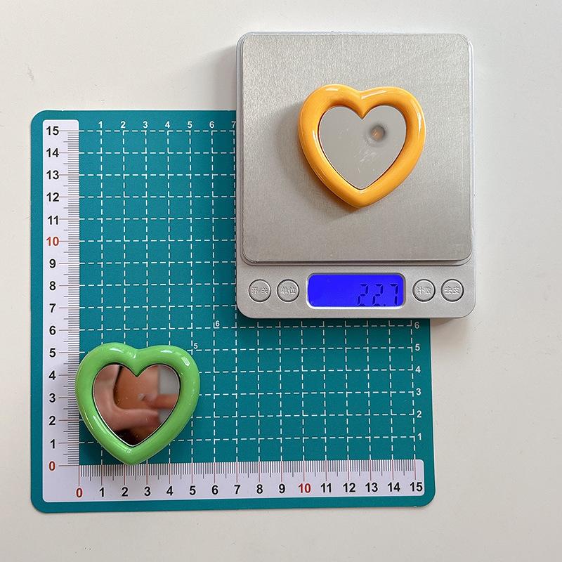 Mobile Phone Airbag Holder, Love Mirror Back Sticker, Retractable And Portable Portable Desktop Watching Drama Stand, Niche Creativity