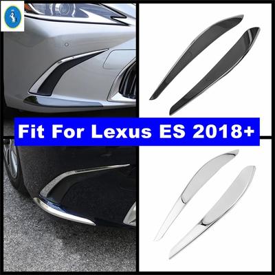 Front Bumper Corner Anti Scratch Protector Guard Spilitter Stripes Cover Trim For Lexus ES 2018 -  Car Exterior Accessories