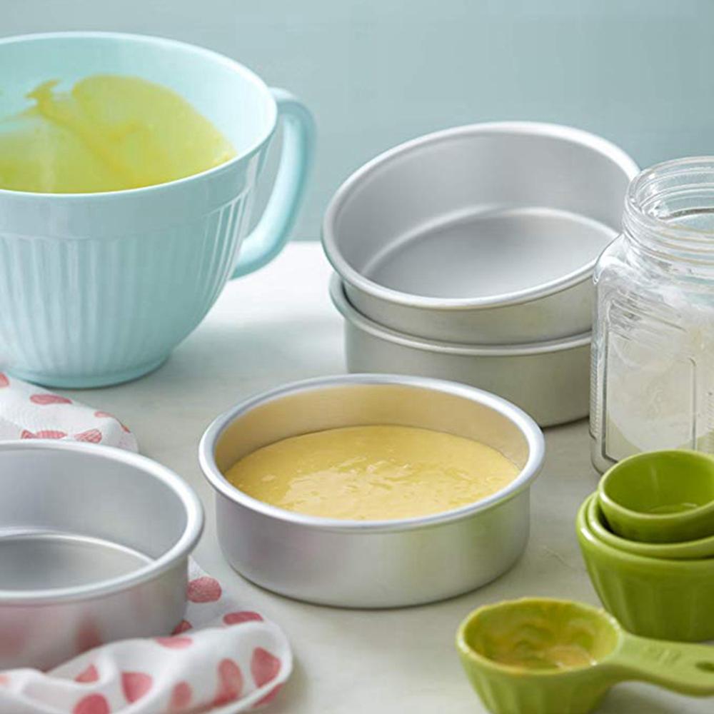 Deep Side for Oven Aluminum Zinc Zinc Alloy Deep Round Wedding Cake Pan Baking Pan Cake Mold Bakeware