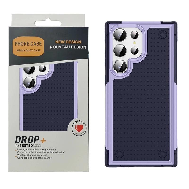 Heavy Duty Rugged Armor Heat Dissipation Hole Phone Case for Samsung S26 Ultra S25 S24 S23 Plus Shockproof Protect Hard Cover