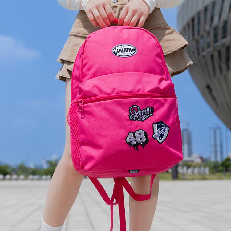 New PUMA Fabric Backpack Regular Unisex Pink 090803-02
